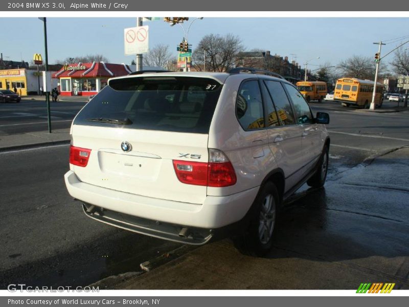 Alpine White / Grey 2004 BMW X5 3.0i