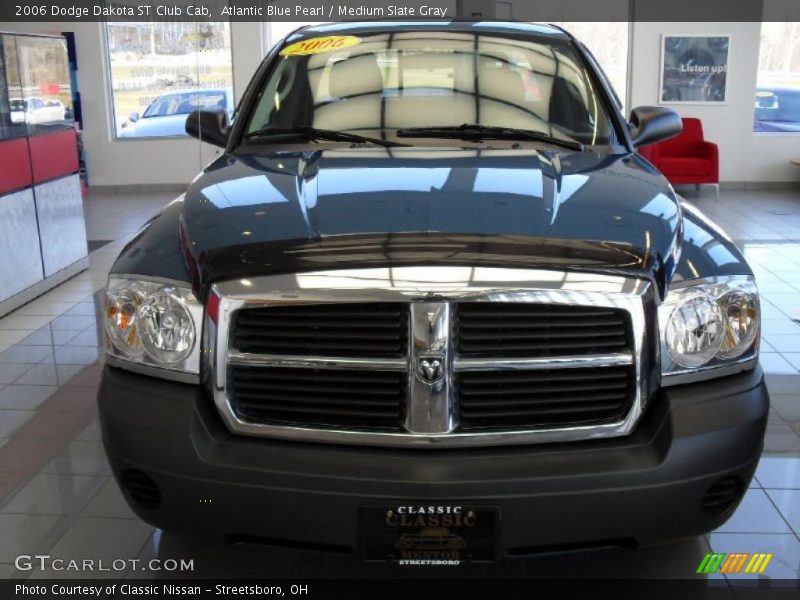 Atlantic Blue Pearl / Medium Slate Gray 2006 Dodge Dakota ST Club Cab