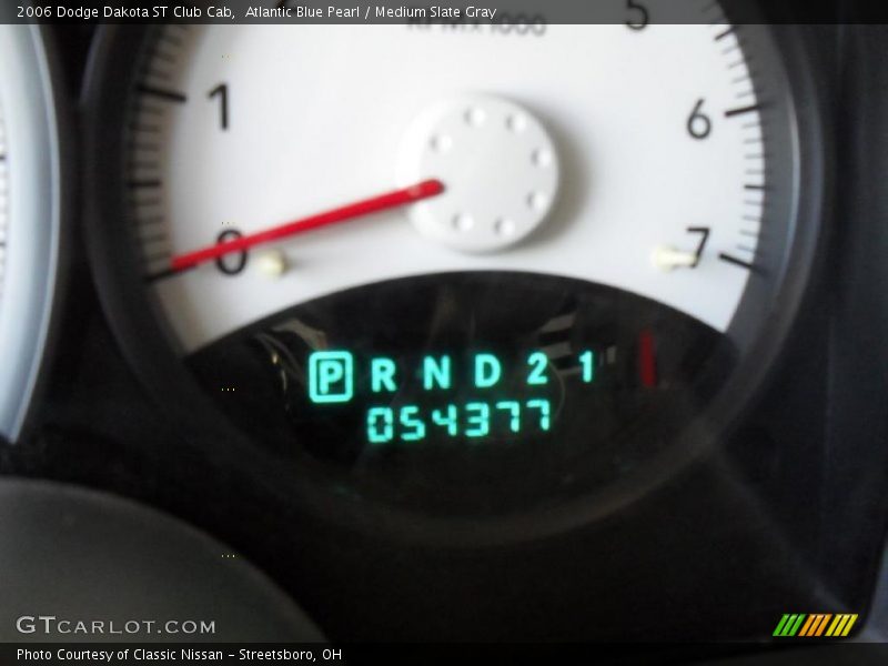 Atlantic Blue Pearl / Medium Slate Gray 2006 Dodge Dakota ST Club Cab