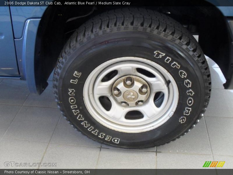 Atlantic Blue Pearl / Medium Slate Gray 2006 Dodge Dakota ST Club Cab