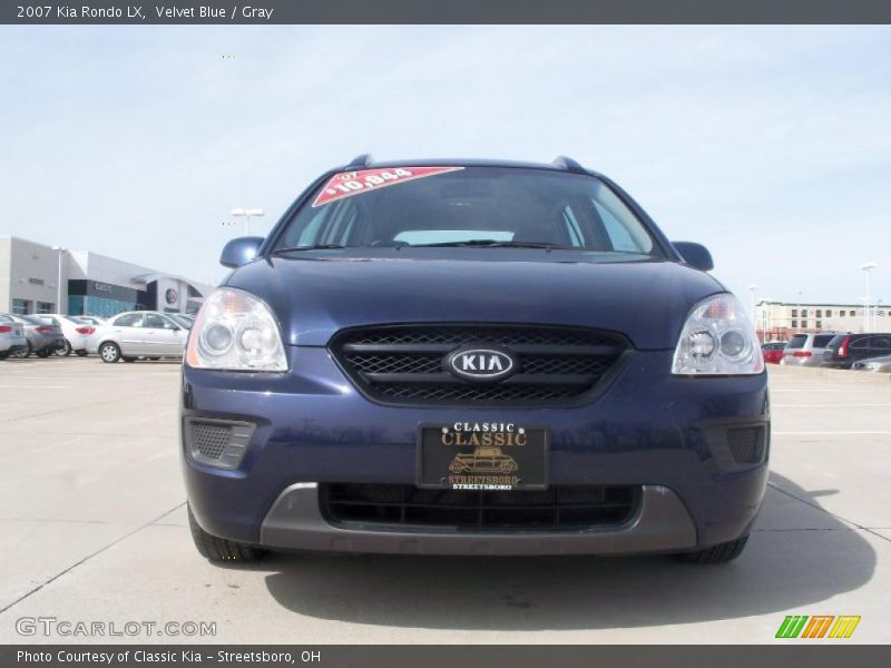 Velvet Blue / Gray 2007 Kia Rondo LX