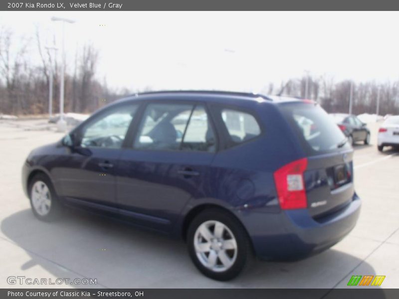 Velvet Blue / Gray 2007 Kia Rondo LX