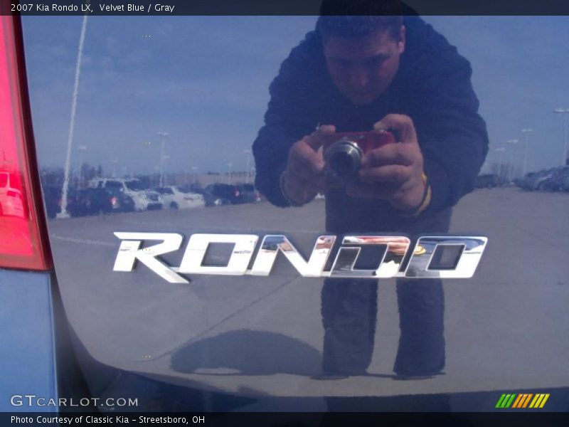 Velvet Blue / Gray 2007 Kia Rondo LX