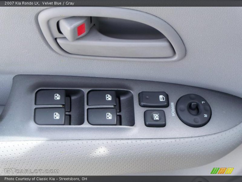 Velvet Blue / Gray 2007 Kia Rondo LX