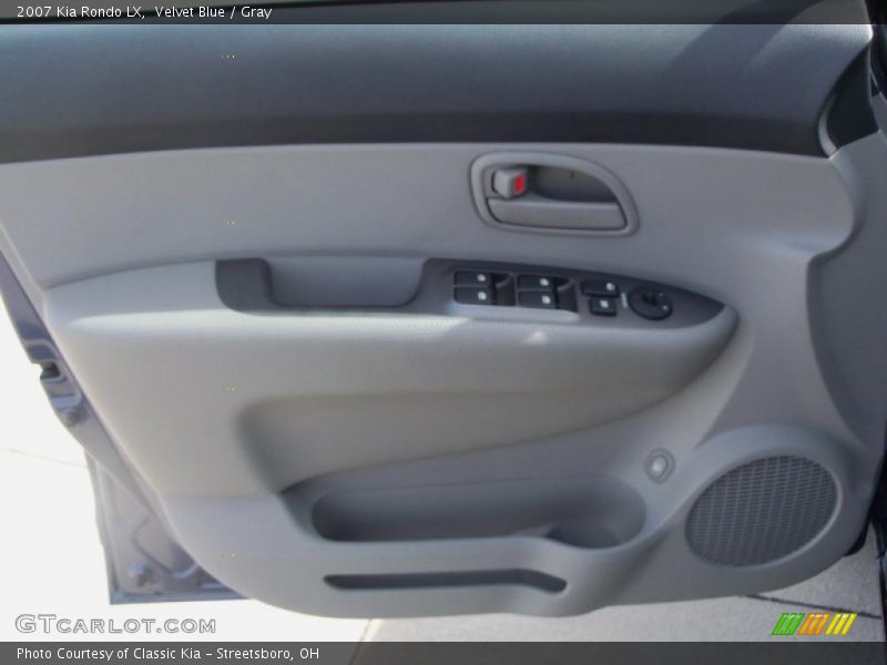 Velvet Blue / Gray 2007 Kia Rondo LX