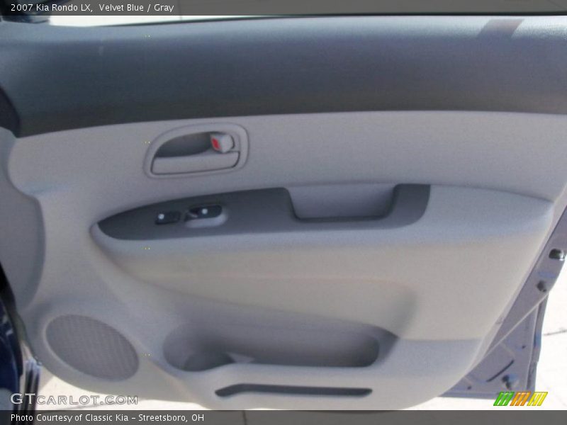 Velvet Blue / Gray 2007 Kia Rondo LX