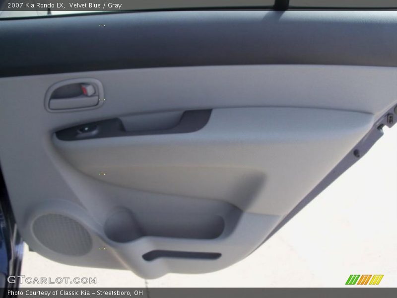 Velvet Blue / Gray 2007 Kia Rondo LX