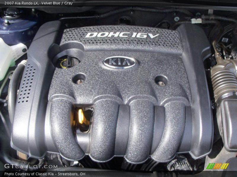 Velvet Blue / Gray 2007 Kia Rondo LX