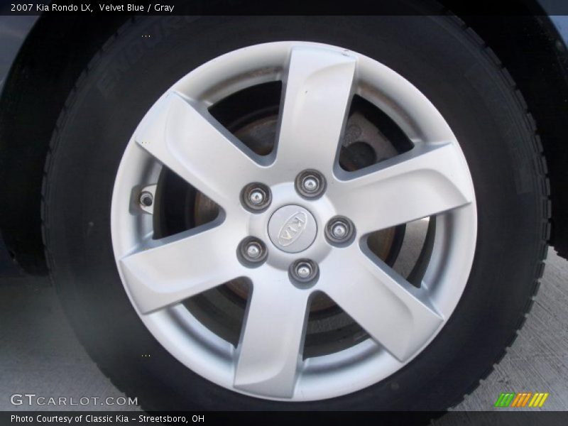 Velvet Blue / Gray 2007 Kia Rondo LX