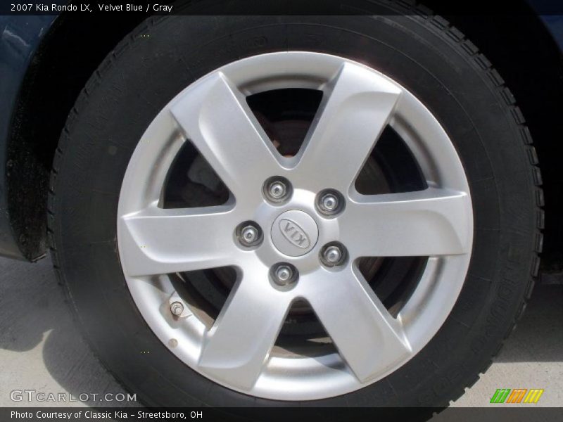 Velvet Blue / Gray 2007 Kia Rondo LX