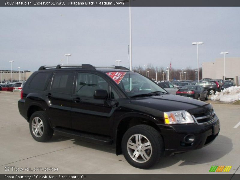 Kalapana Black / Medium Brown 2007 Mitsubishi Endeavor SE AWD