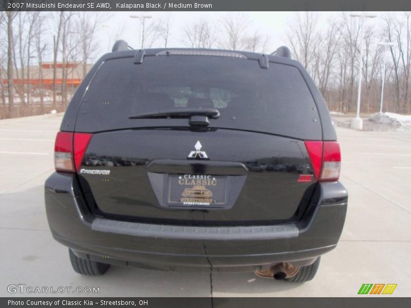 Kalapana Black / Medium Brown 2007 Mitsubishi Endeavor SE AWD