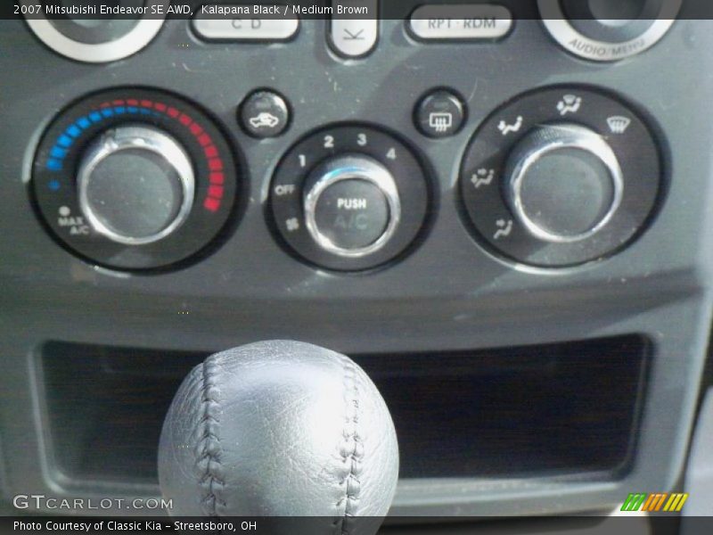 Kalapana Black / Medium Brown 2007 Mitsubishi Endeavor SE AWD