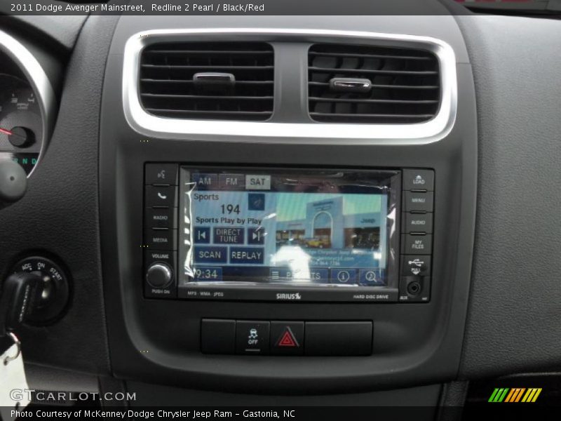 Controls of 2011 Avenger Mainstreet