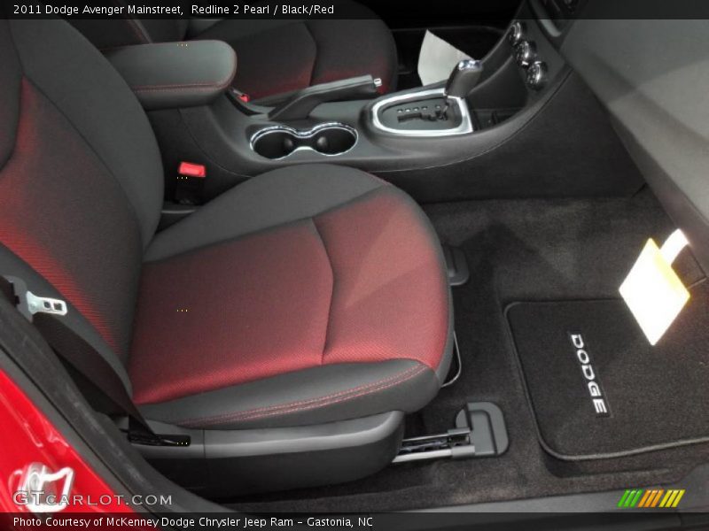  2011 Avenger Mainstreet Black/Red Interior