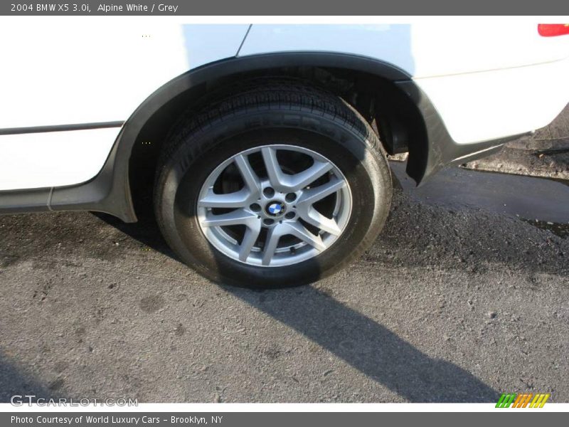 Alpine White / Grey 2004 BMW X5 3.0i