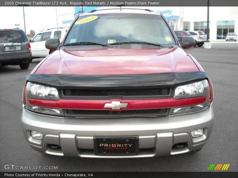 Majestic Red Metallic / Medium Pewter/Dark Pewter 2003 Chevrolet TrailBlazer LTZ 4x4