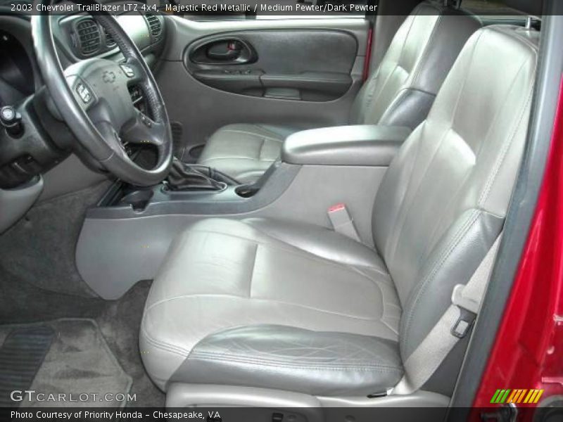 Majestic Red Metallic / Medium Pewter/Dark Pewter 2003 Chevrolet TrailBlazer LTZ 4x4