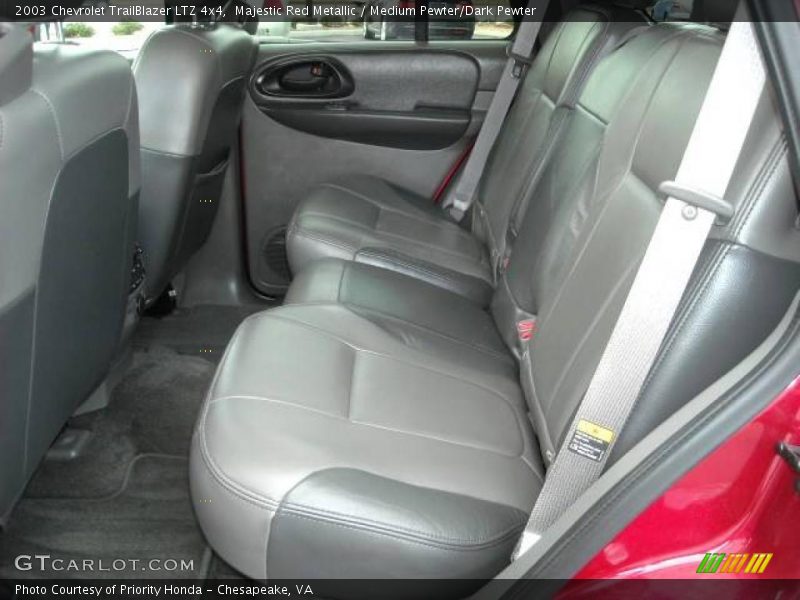 Majestic Red Metallic / Medium Pewter/Dark Pewter 2003 Chevrolet TrailBlazer LTZ 4x4