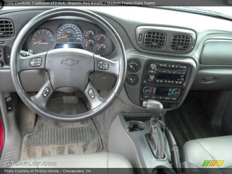 Majestic Red Metallic / Medium Pewter/Dark Pewter 2003 Chevrolet TrailBlazer LTZ 4x4