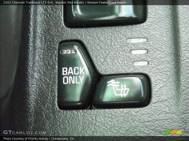 Majestic Red Metallic / Medium Pewter/Dark Pewter 2003 Chevrolet TrailBlazer LTZ 4x4