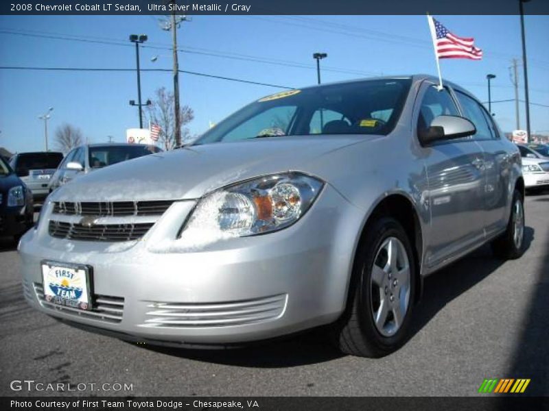 Ultra Silver Metallic / Gray 2008 Chevrolet Cobalt LT Sedan