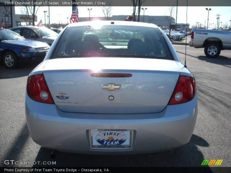 Ultra Silver Metallic / Gray 2008 Chevrolet Cobalt LT Sedan