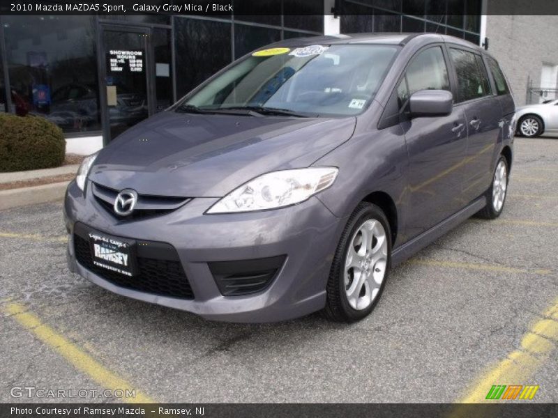 Galaxy Gray Mica / Black 2010 Mazda MAZDA5 Sport