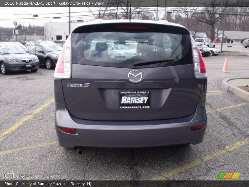 Galaxy Gray Mica / Black 2010 Mazda MAZDA5 Sport