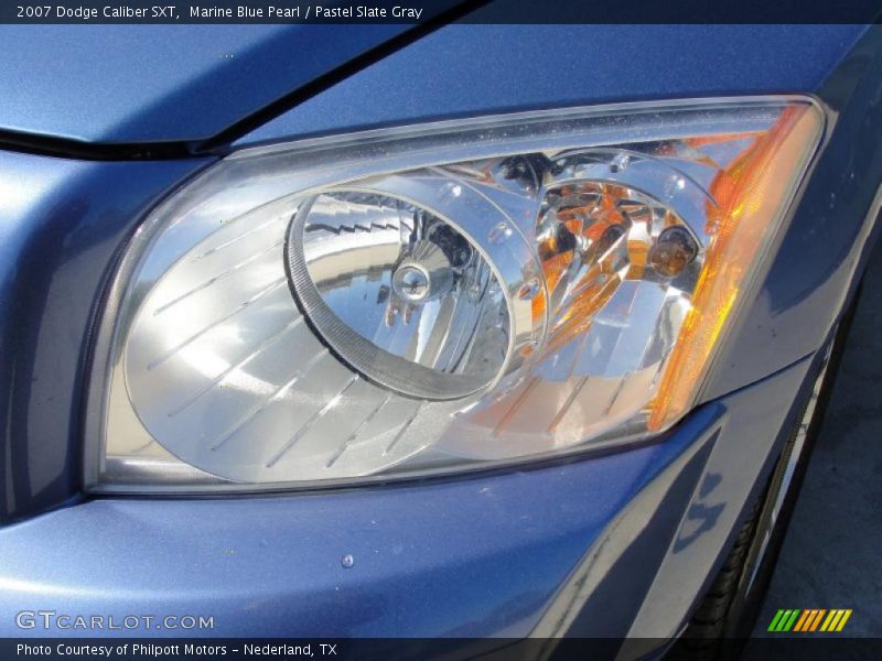 Marine Blue Pearl / Pastel Slate Gray 2007 Dodge Caliber SXT