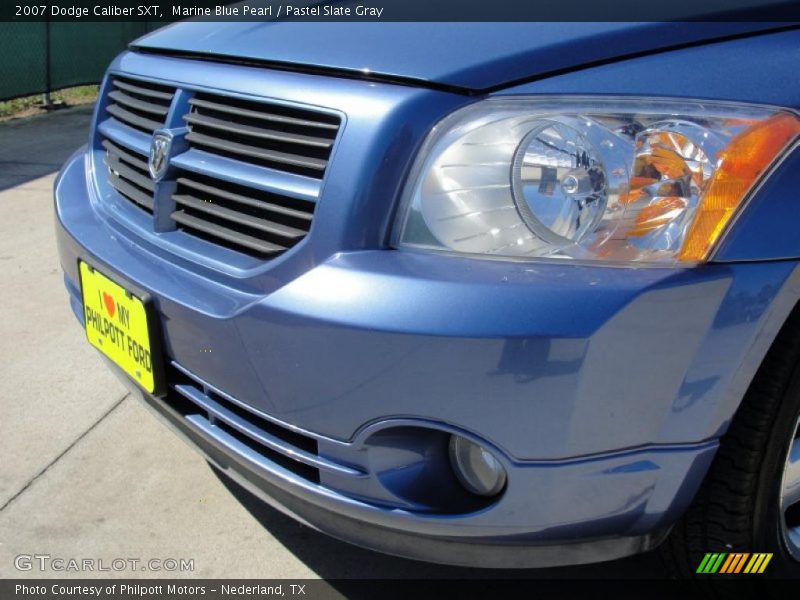 Marine Blue Pearl / Pastel Slate Gray 2007 Dodge Caliber SXT
