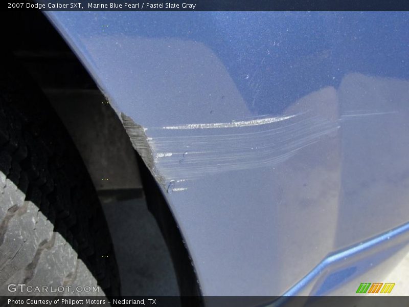 Marine Blue Pearl / Pastel Slate Gray 2007 Dodge Caliber SXT
