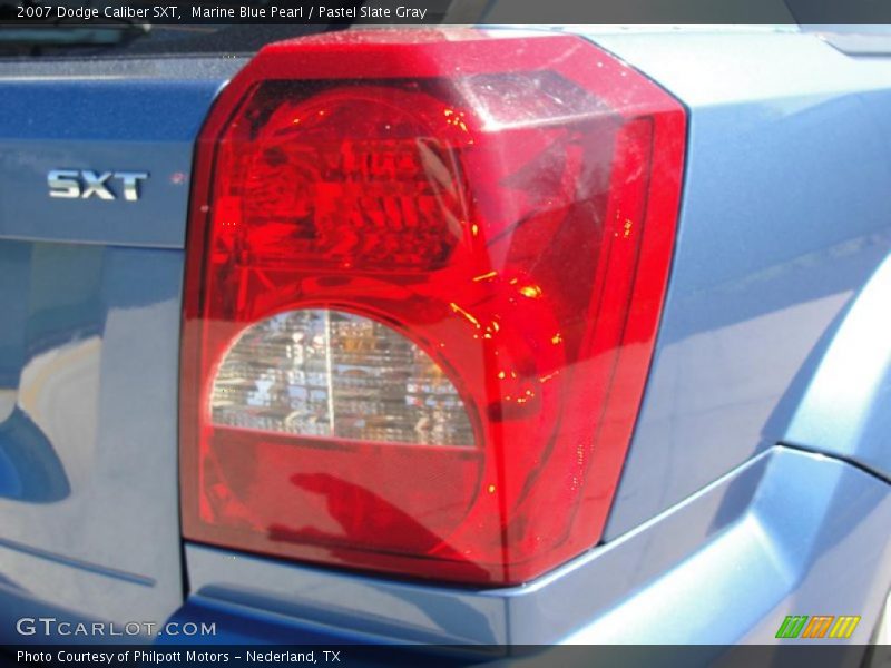Marine Blue Pearl / Pastel Slate Gray 2007 Dodge Caliber SXT