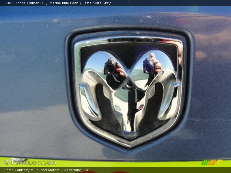Marine Blue Pearl / Pastel Slate Gray 2007 Dodge Caliber SXT