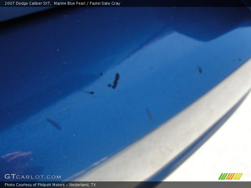 Marine Blue Pearl / Pastel Slate Gray 2007 Dodge Caliber SXT