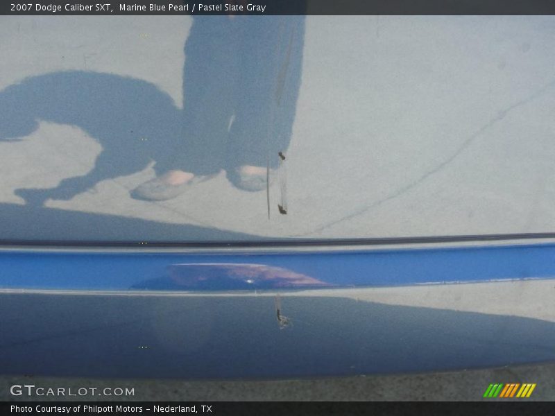 Marine Blue Pearl / Pastel Slate Gray 2007 Dodge Caliber SXT