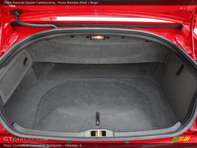 Rosso Mondial (Red) / Beige 2004 Maserati Spyder Cambiocorsa