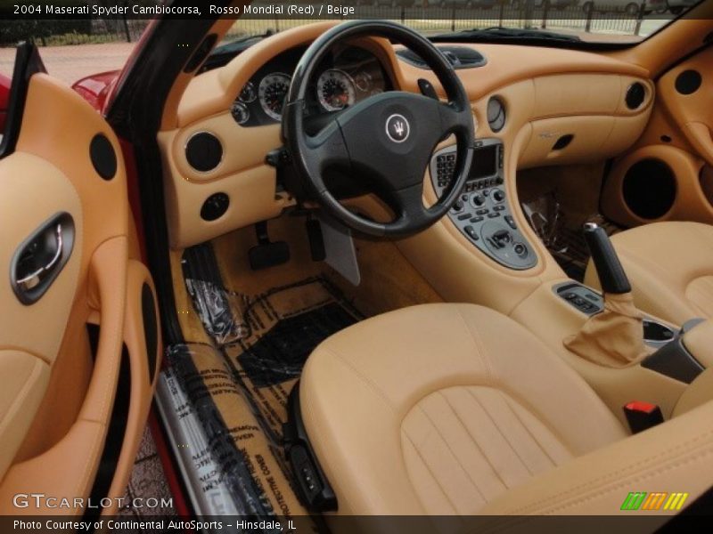 Beige Interior - 2004 Spyder Cambiocorsa 