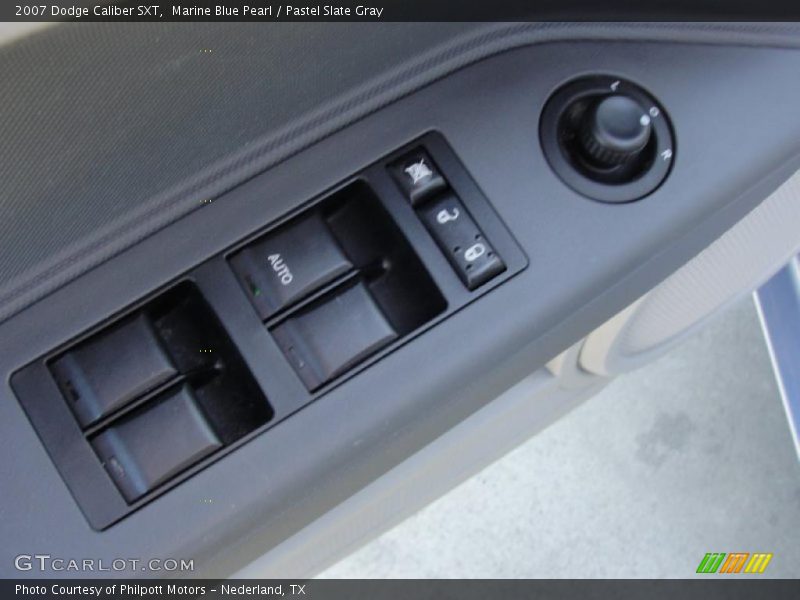 Marine Blue Pearl / Pastel Slate Gray 2007 Dodge Caliber SXT