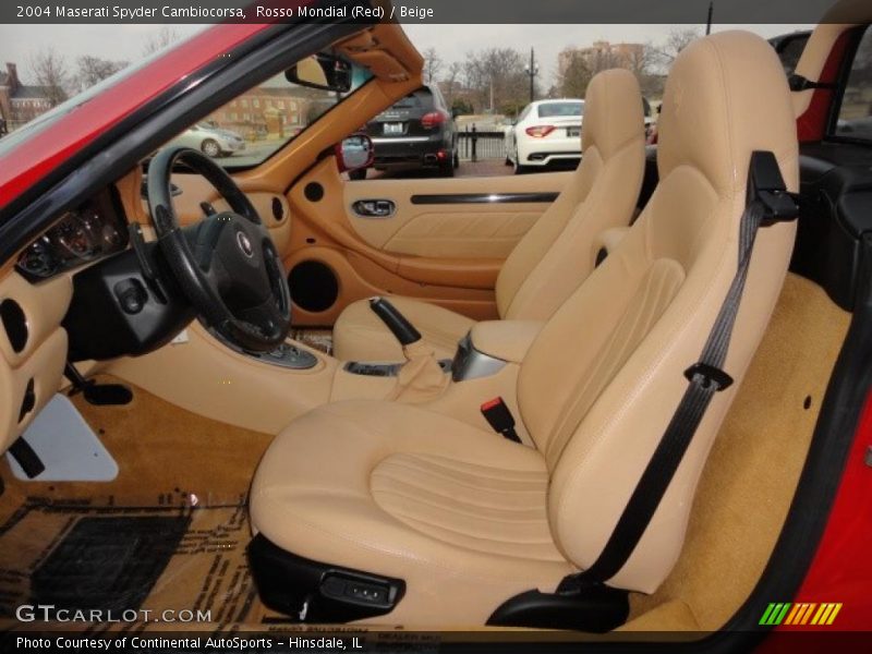  2004 Spyder Cambiocorsa Beige Interior