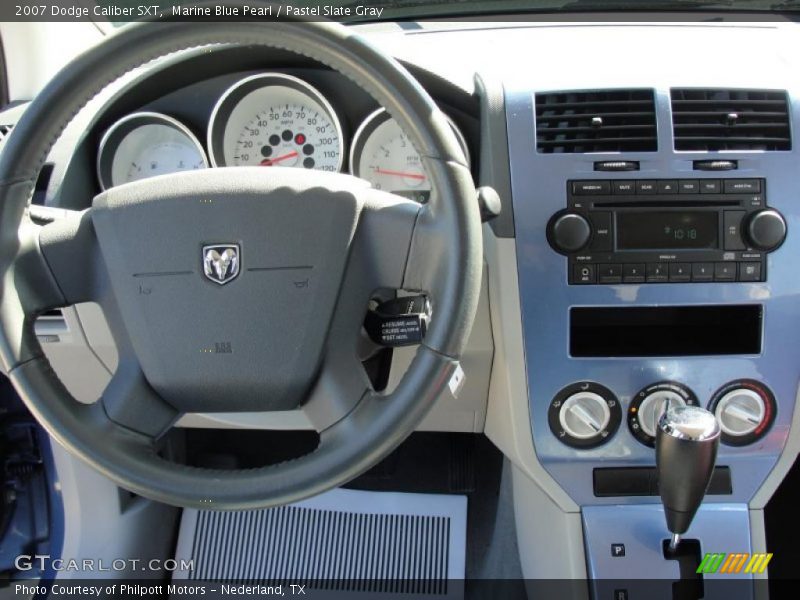 Marine Blue Pearl / Pastel Slate Gray 2007 Dodge Caliber SXT