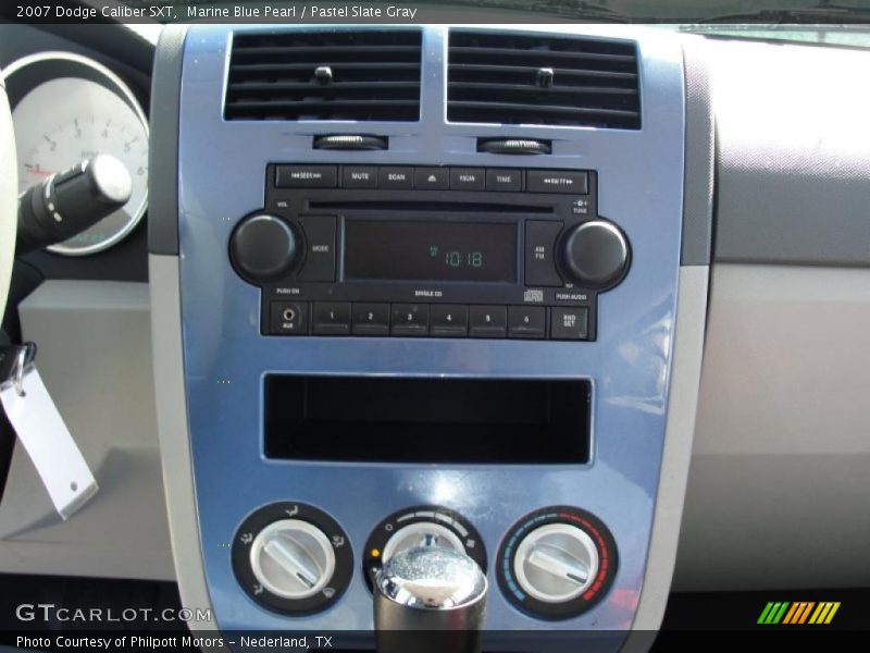 Marine Blue Pearl / Pastel Slate Gray 2007 Dodge Caliber SXT