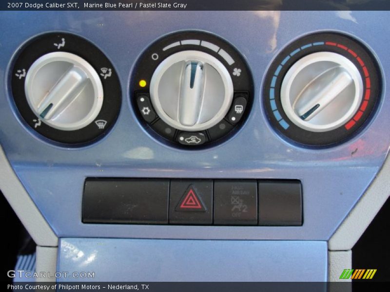 Marine Blue Pearl / Pastel Slate Gray 2007 Dodge Caliber SXT
