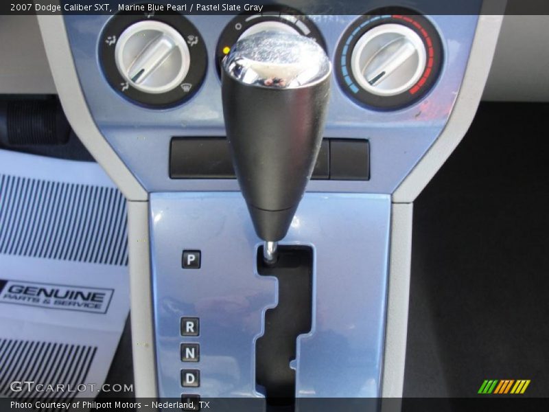 Marine Blue Pearl / Pastel Slate Gray 2007 Dodge Caliber SXT