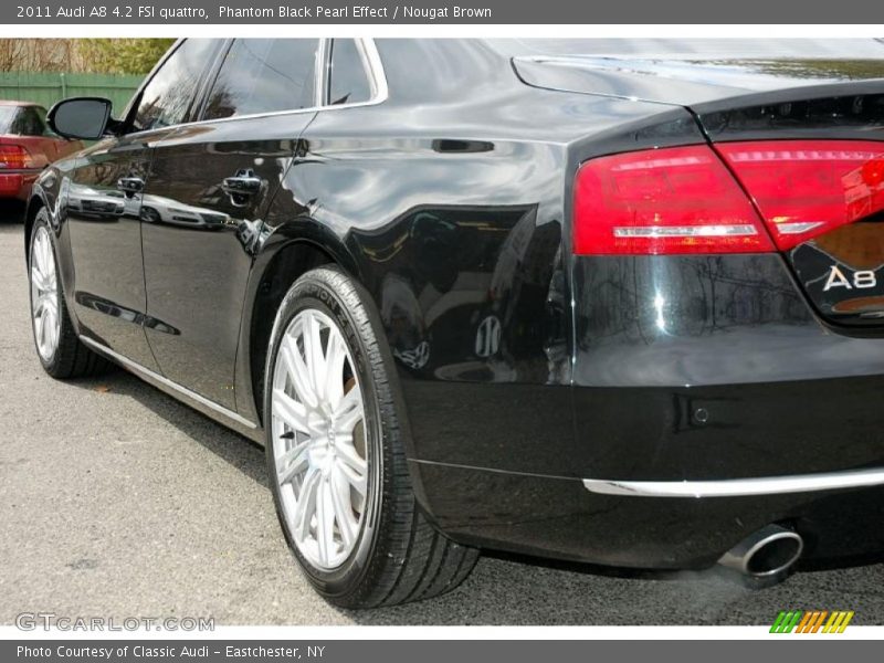 Phantom Black Pearl Effect / Nougat Brown 2011 Audi A8 4.2 FSI quattro