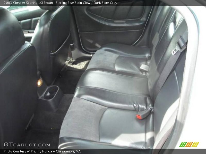 Sterling Blue Satin Glow / Dark Slate Gray 2003 Chrysler Sebring LXi Sedan
