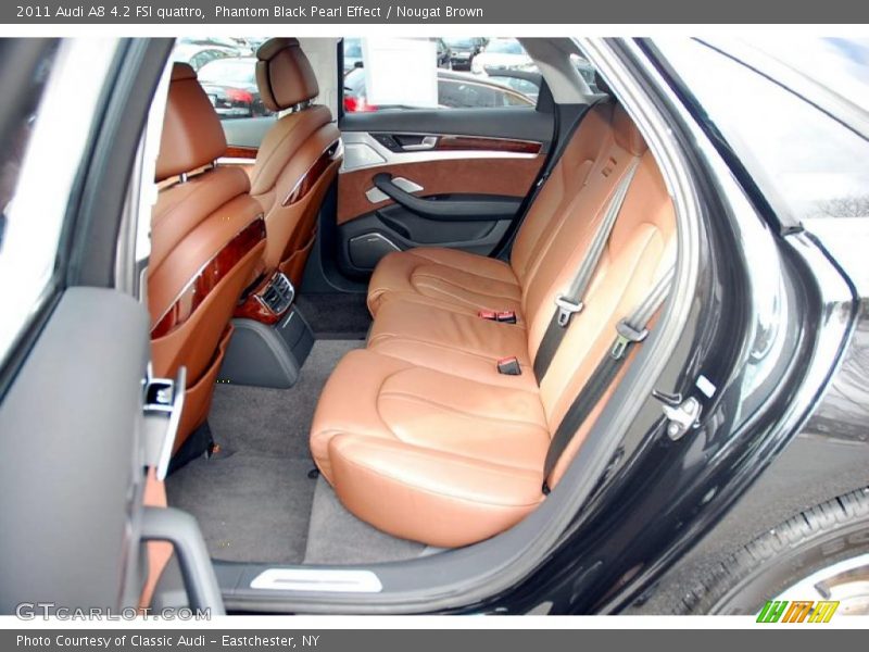 Phantom Black Pearl Effect / Nougat Brown 2011 Audi A8 4.2 FSI quattro