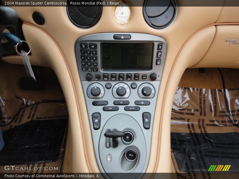 Controls of 2004 Spyder Cambiocorsa