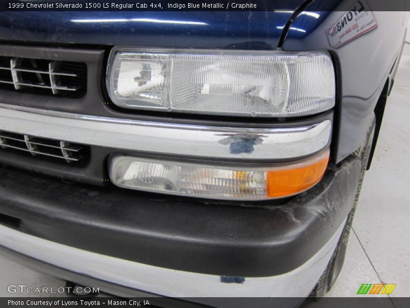 Indigo Blue Metallic / Graphite 1999 Chevrolet Silverado 1500 LS Regular Cab 4x4