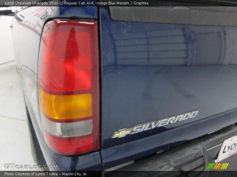 Indigo Blue Metallic / Graphite 1999 Chevrolet Silverado 1500 LS Regular Cab 4x4
